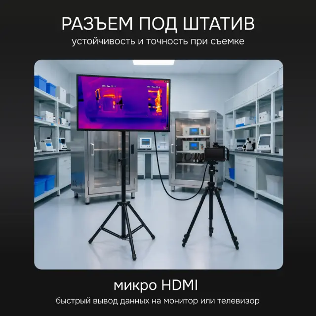 RGK TL-640 Pro в комплекте с телеобъективами 12° и 6° - тепловизор