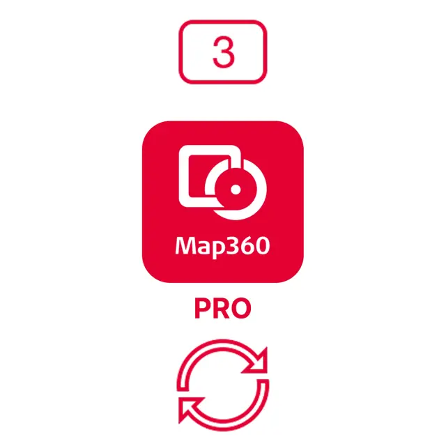 Право на обновление ПО Leica MAP 360 Pro CCP на три года