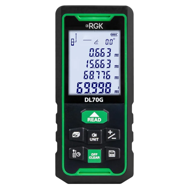 RGK DL70G - лазерный дальномер с зеленым лучом