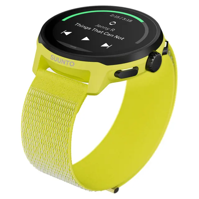 SUUNTO RUN Lime - смарт часы с текстильным ремешком
