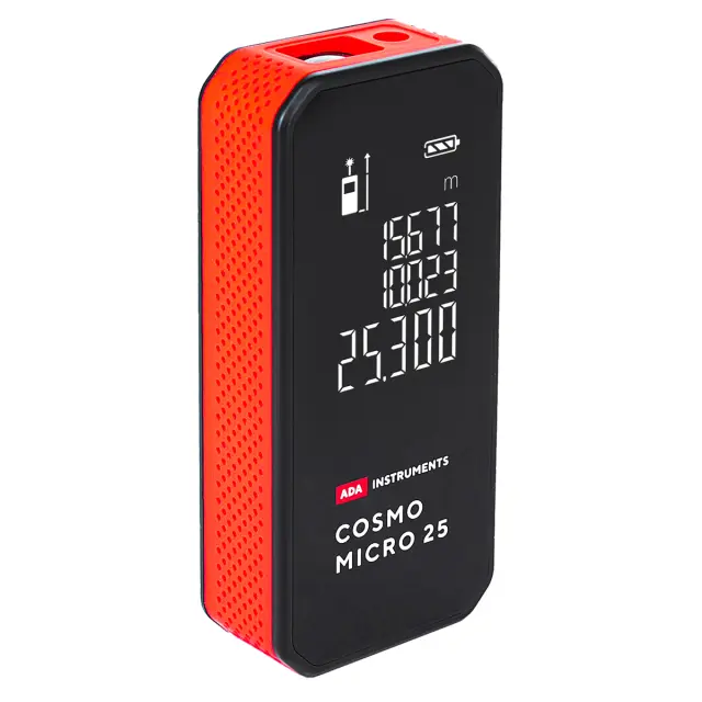 ADA COSMO MICRO 25 - лазерный дальномер с красным лучом
