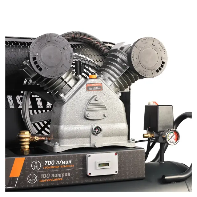 Patriot KRX 700 L100 D - ременной компрессор