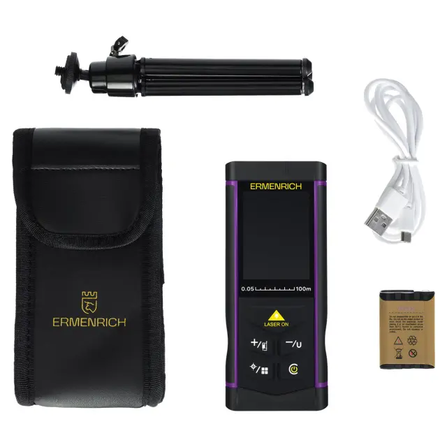 Ermenrich PRO LR100 - лазерная рулетка с камерой