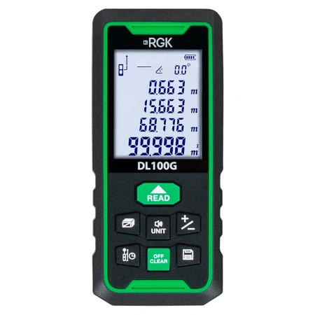 RGK DL100G - лазерный дальномер с зеленым лучом