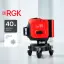RGK ALPHA 3D-D - лазерный уровень 3D (360° / зелёный луч / 40м / АКБ)