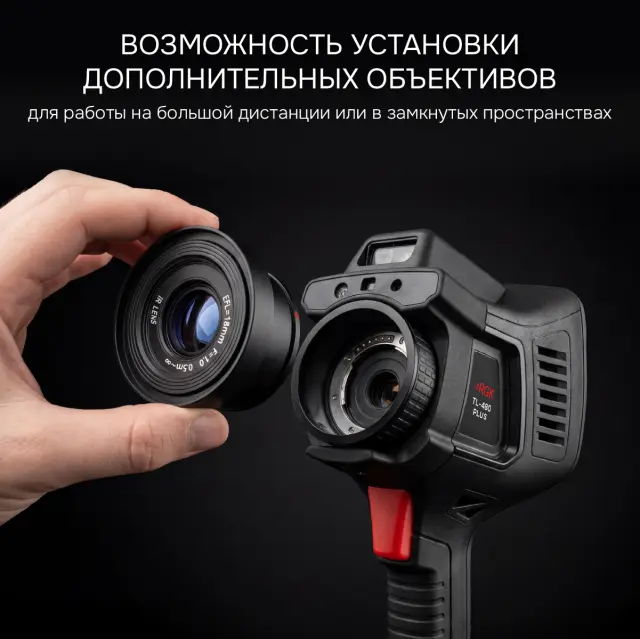 RGK TL-480 Plus в комплекте с широкоугольным объективом 48° - тепловизор