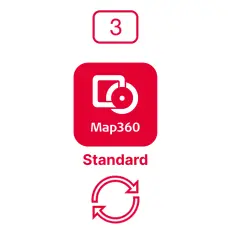 Право на обновление ПО Leica MAP 360 Standard CCP на три года