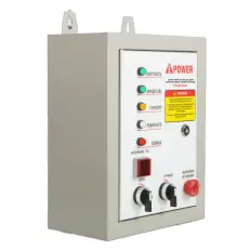 A-iPower A9000EAX в тихом зимнем кожухе 1200 RAL 7035 + блок автозапуска A-iPower 230 В, 50 А