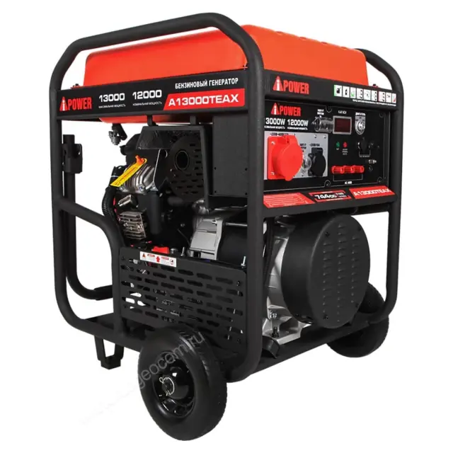 A-iPower A13000TEAX в тихом зимнем кожухе 1600 RAL 7035 + блок автозапуска A-iPower 230В/400В 100А 8 ПИН