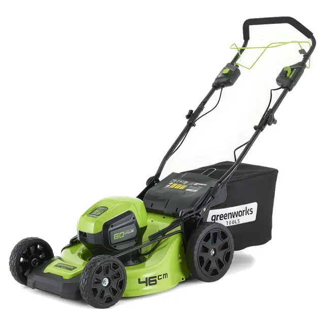 Аккумуляторная газонокосилка Greenworks GD60LM46SP бесщеточная, 60V без АКБ и ЗУ