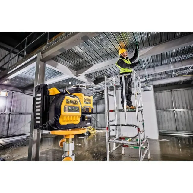 DEWALT DCE089D1G18 с калибровкой - лазерный нивелир