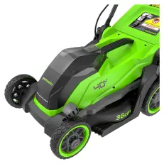 Greenworks GD40LM361 бесщеточная, 40V без АКБ и ЗУ  - аккумуляторная газонокосилка