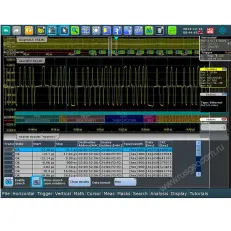 декодирование последовательных протоколов Ethernet 10/100BASE-T R&S RTE-K8