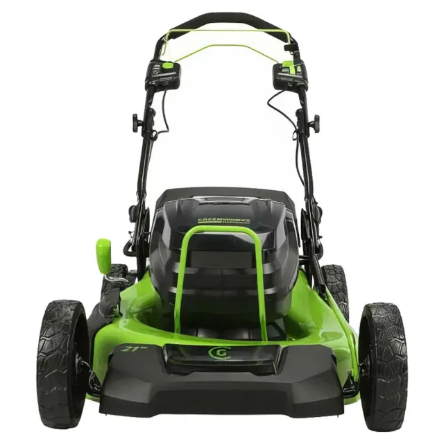 Greenworks GC82LM51SP2 бесщеточная, 82V без АКБ и ЗУ газонокосилка