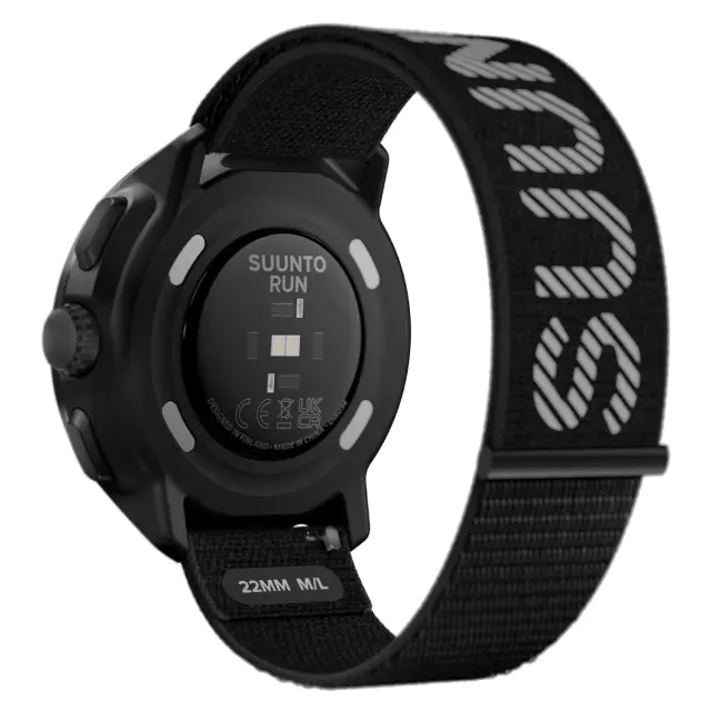 SUUNTO RUN All Black - смарт часы с текстильным ремешком