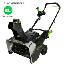 Greenworks 82SN22 с АКБ 2х5 Ач, без ЗУ