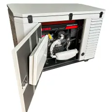 Генератор A-iPower A11000EAX в супертихом зимнем кожухе 1700SS RAL 7035