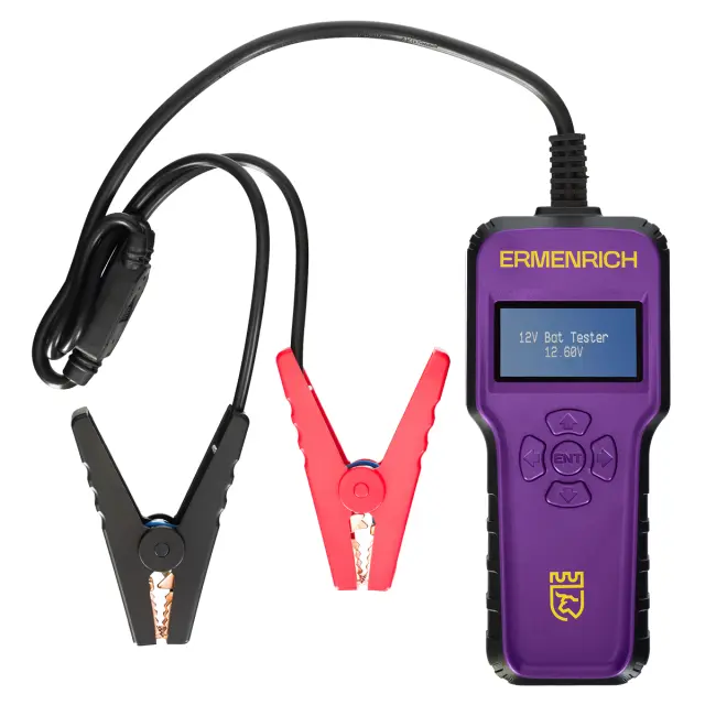 Ermenrich Zing AL40 - тестер аккумуляторов фиолетовый