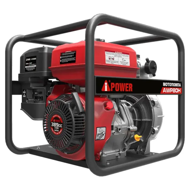  бензиновая мотопомпа высоконапорная A-iPower AWP80H