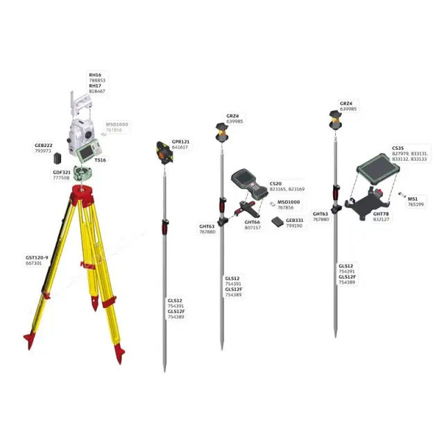 Аксессуары тахеометра Leica TS16 M R1000 3"