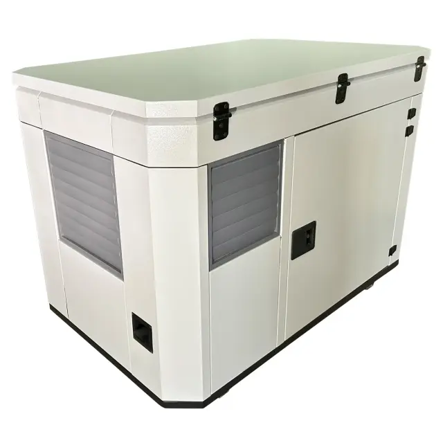 A-iPower A11000TEAX в тихом зимнем кожухе 1600 RAL 7035 + блок автозапуска A-iPower 230В/400В 100А 8 ПИН