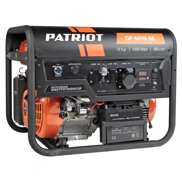 Бензиновый генератор Patriot GP 6510AE
