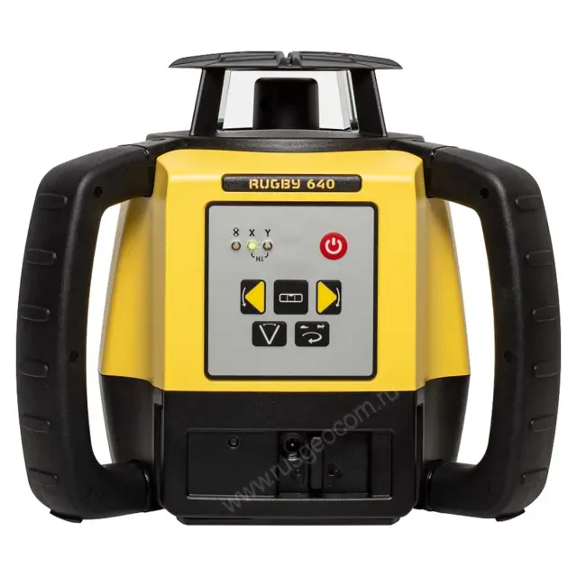 Leica Rugby 640G комплект - ротационный нивелир с зелёным лучом