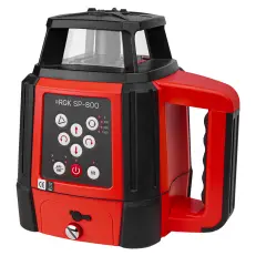 RGK SP-800 - ротационный нивелир (ротационный / красный луч / 800м с приемником / ±0,05 мм)