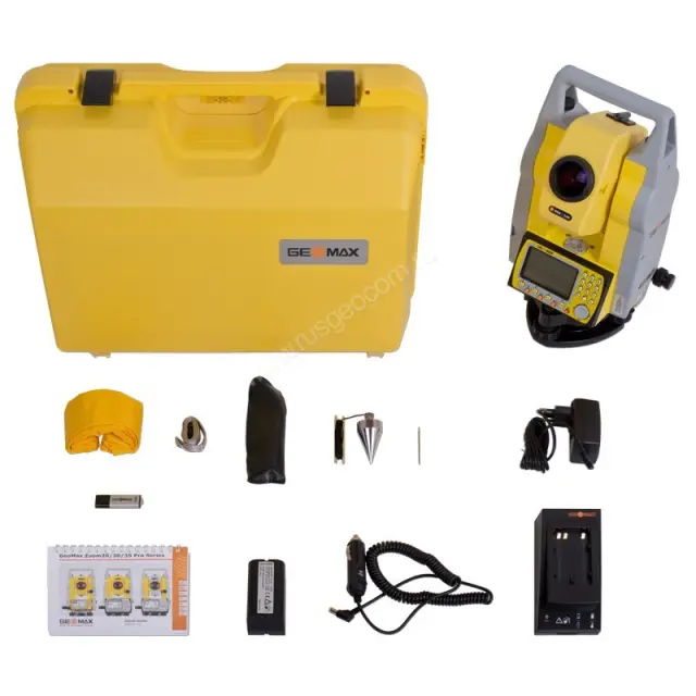 Комплектация тахеометра GeoMax Zoom20 PRO A2 (2")