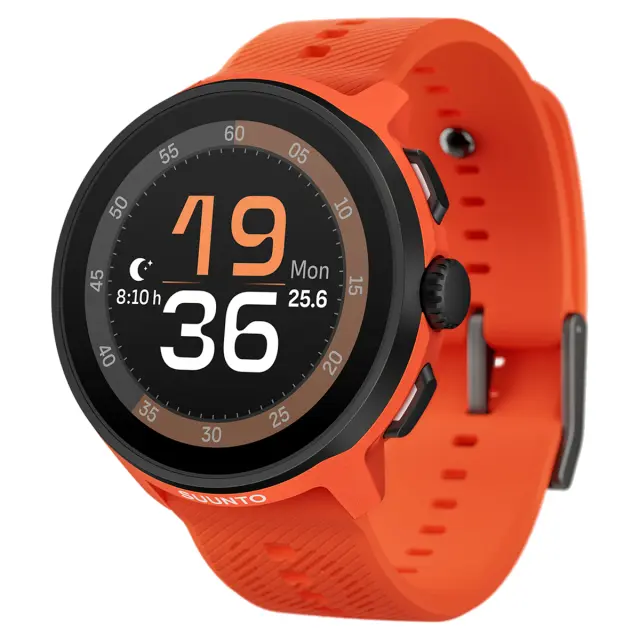 SUUNTO RUN Coral Orange - смарт часы с силиконовым ремешком