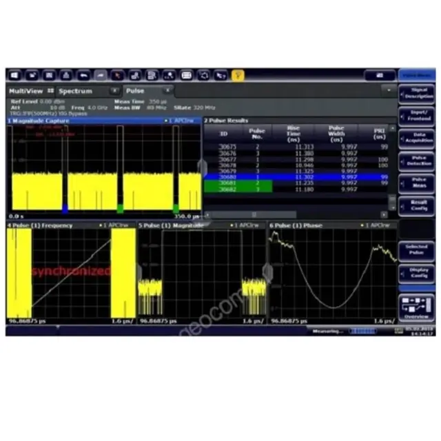 Анализ ЛЧМ-сигналов Rohde&Schwarz FSW-K60C