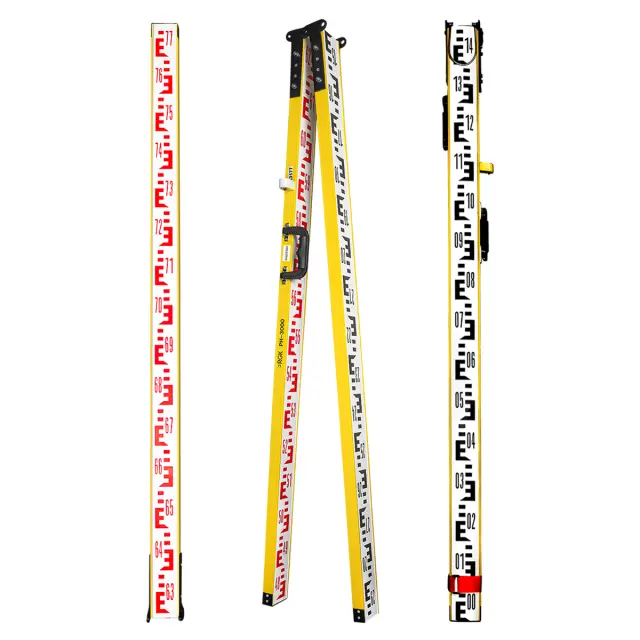 RGK PH-3000 - деревянная нивелирная рейка