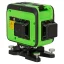 RGK PR-38G - лазерный построитель плоскостей 3D (360° / зеленый луч / 50м с приемником / АКБ)