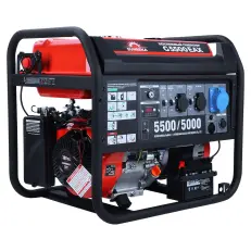SUNREKA G5500EAX в супертихом зимнем кожухе 1400SS RAL 7024 - бензиновый генератор