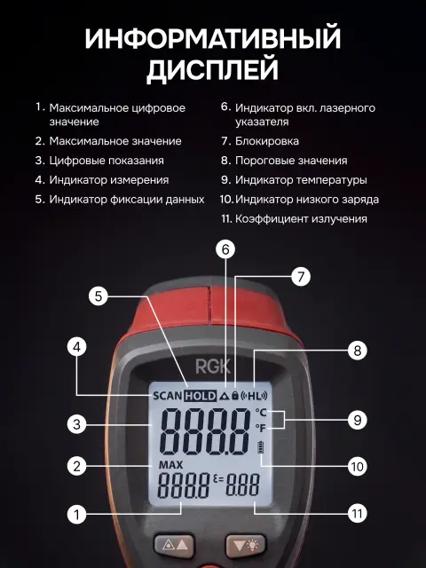 RGK PL-12 - пирометр