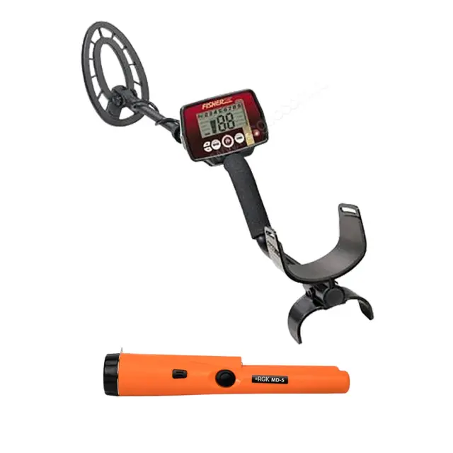 Комплект: металлоискатель Fisher F22 + пинпоинтер RGK MD-5