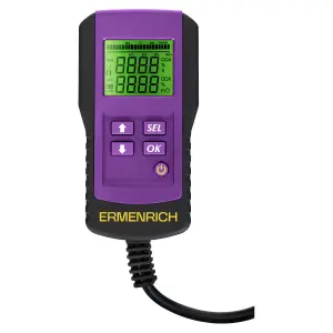 Ermenrich Zing AL45 - тестер аккумуляторов фиолетовый