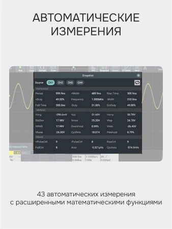 RGK DO2504 - цифровой осциллограф