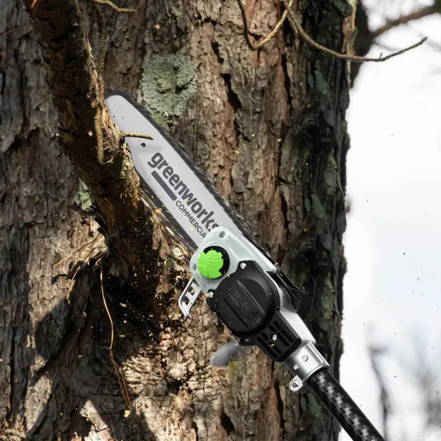 Greenworks PS102T 82V, 25 см, бесщеточный, без АКБ и ЗУ - аккумуляторный высоторез-сучкорез