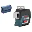 Лазерный уровень Bosch GLL 3-80 C + вкладка под L-BOXX (0.601.063.R00)