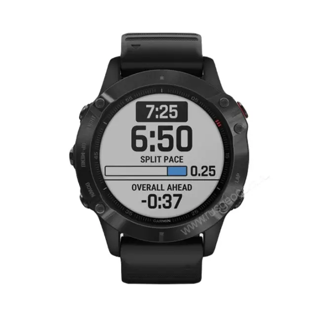 Смарт-часы часы Garmin Fenix 6 Pro черные с черным ремешком