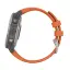Garmin Fenix 6 Sapphire Titanium with Orange Band