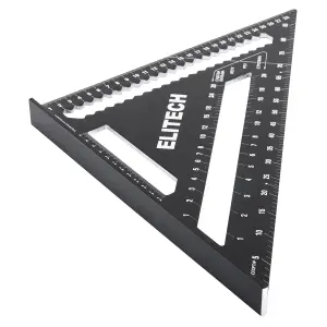 Elitech 330102 - угольник-транспортир алюминиевый
