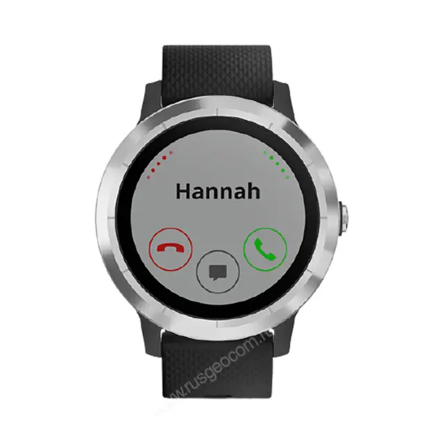 часы Garmin Vivoactive 3 черные с черным ремешком