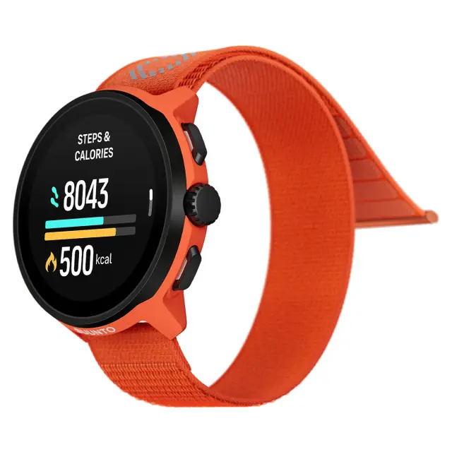 SUUNTO RUN Coral Orange - смарт часы с текстильным ремешком