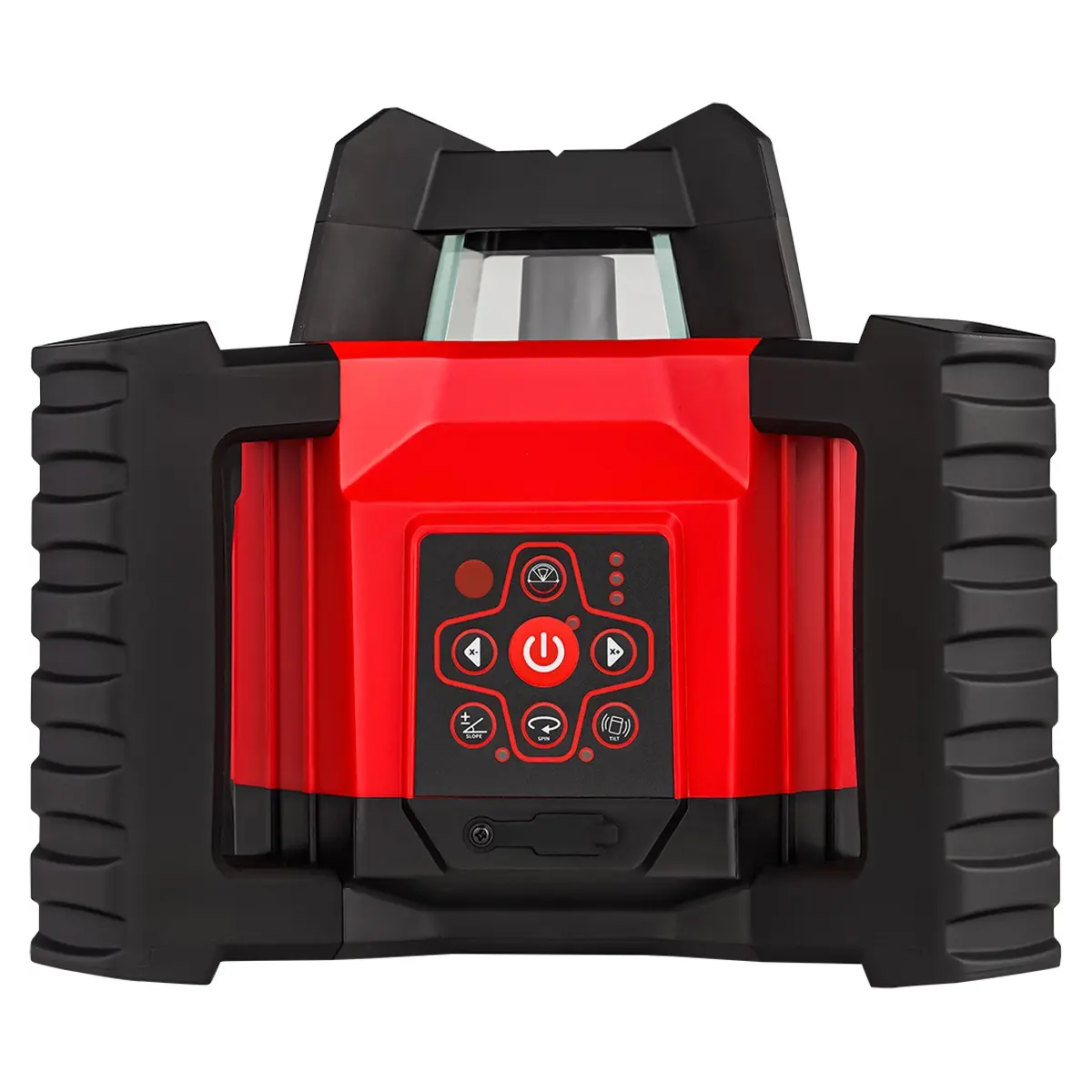 RGK SP-312 с калибровкой - ротационный нивелир (ротационный / красный луч / диаметр до 500 м с приемником / ±0,125 мм / АКБ)