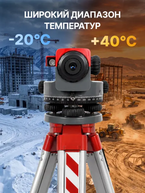 Комплект оптический нивелир AMO 32X + штатив S6-N + рейка AMO S3