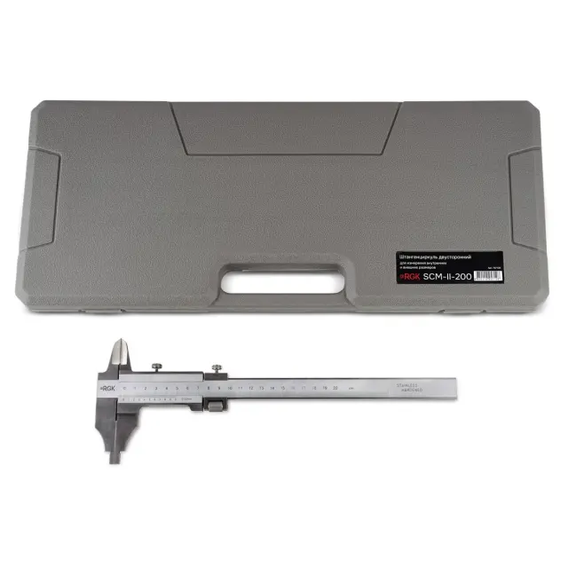 RGK SCM-II-200 с поверкой - штангенциркуль механический