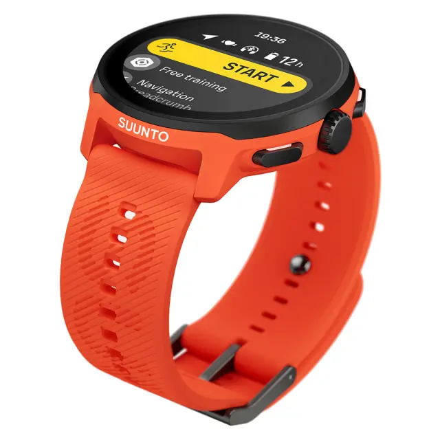 SUUNTO RUN Coral Orange - смарт часы с силиконовым ремешком