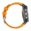 для бега Часы Garmin Fenix 5 Plus Sapphire титановый с оранжевым ремешком Россия
